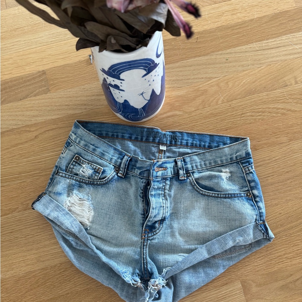 Amuse Society Denim Blue Women's Shorts